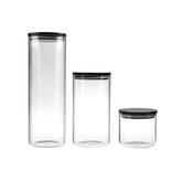 Karaca Holly 3Pcs Glass Storage Box |  153.03.08.4855